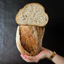 Chleb z płaskurki z Chia i błonnikiem Bio 700gr.